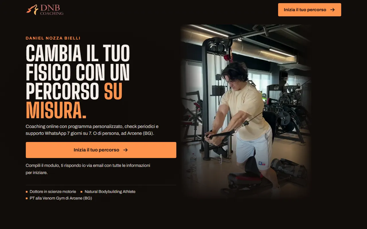 Sito di DNB Coaching