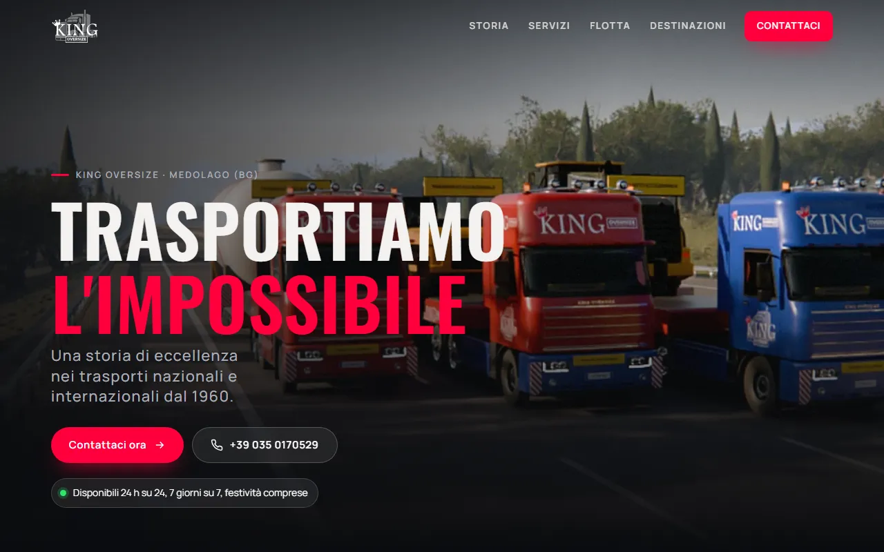 Sito di King Oversize